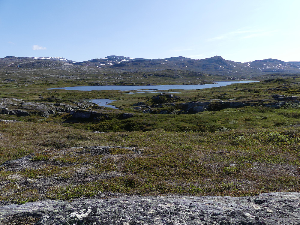 Vigltjønna med Skardsfjell i bakgrunnen.