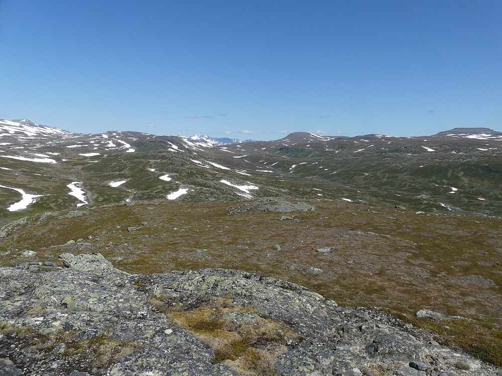 Nordover Hyddsjødalen mot Glommas kilder.