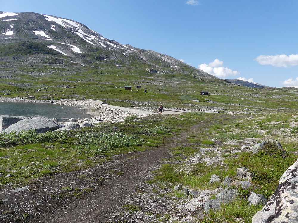 Ved dammen på Kolbeinsvatnet.
