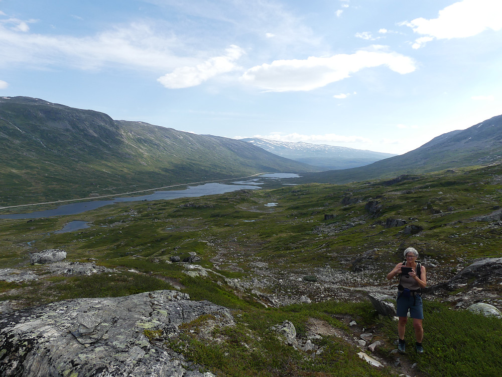 Fra oppe i Holene og østover mot Grotli.