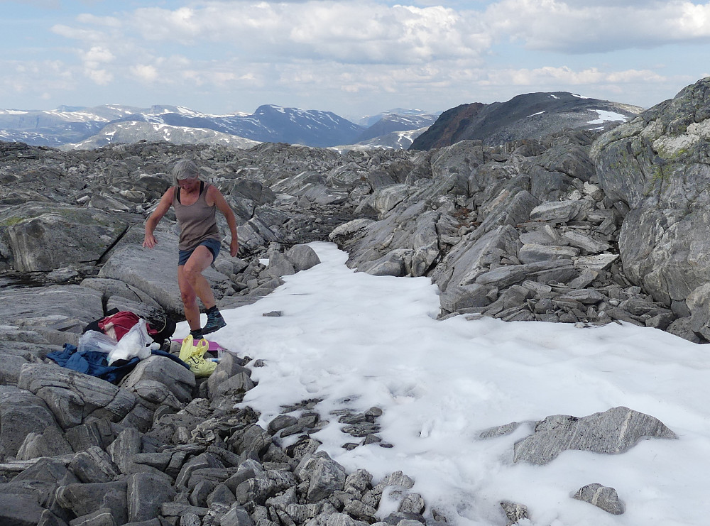 Et lite uhell på Ospelifjellet endte med noen skrubbsår.