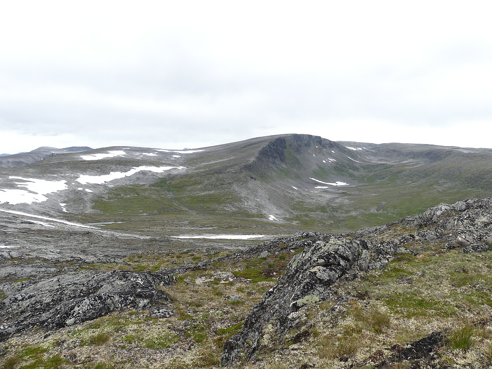 Den degradert Svartdalskollen fra Graslitinden.