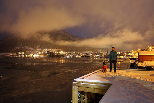 Fin og lang rundtur i Sogndal. Her ved Fjordstien