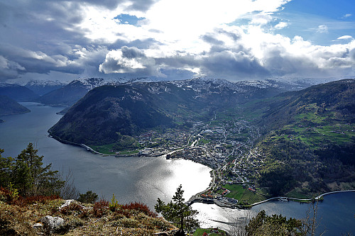 Utsikt mot Sogndal