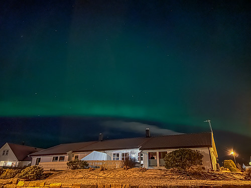 Vakkert nordlys i kveld