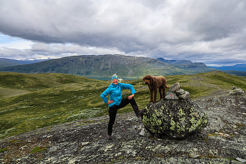 På Veslvassfjellet. Flott rundtur!