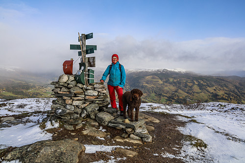 Vinterlige forhold på Slakkafjellet
