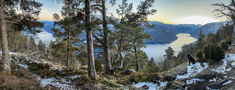 Utsikt på vei mot Stedjeåsen
