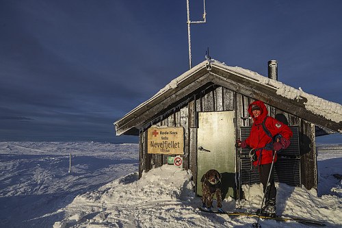 En vindfull dag på Nevelfjell