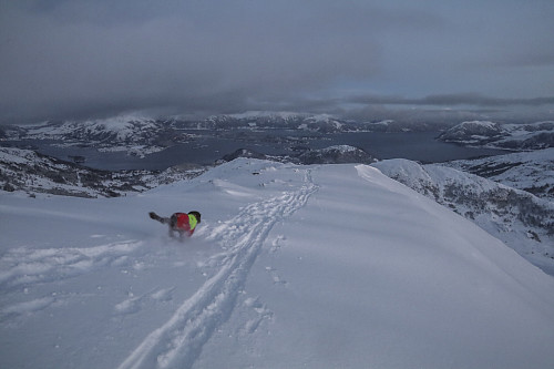 Ukens første (av 3) tur ned fra Røddalshorn