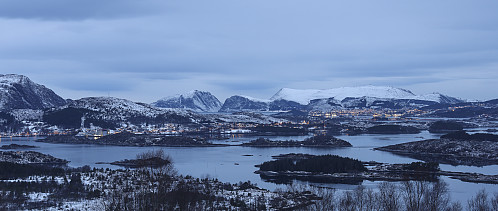 Utsikt mot kysten fra Rambjøra
