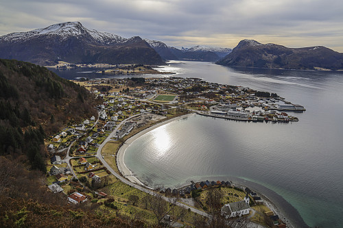 Selje sett fra Kyrkjehornet