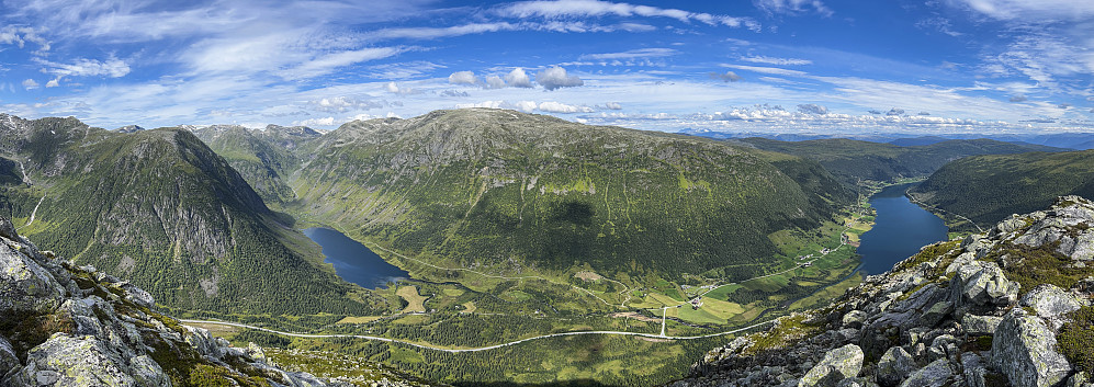 Utsikt fra Anestølen til Dalavatnet