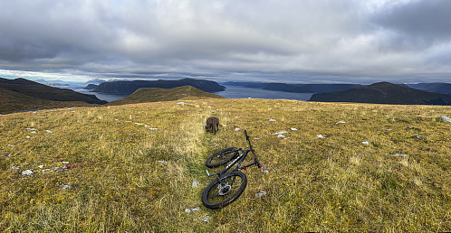 På vei fra Skafjellet - retning skaret mot Holstadhornet
