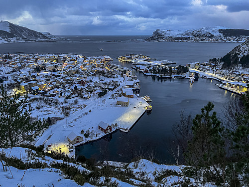 Fosnavåg sett fra Heida