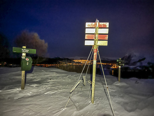 Vassing i dyp snø