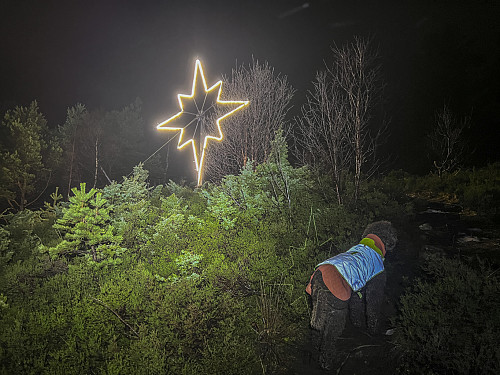 På vei Osberget. Er ikke jula over snart?