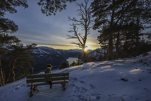 En fin tur før før-premieren av "Ski" i Sogndal