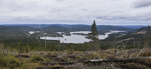 Våja and Grøa sett fra Marikleivhaugen