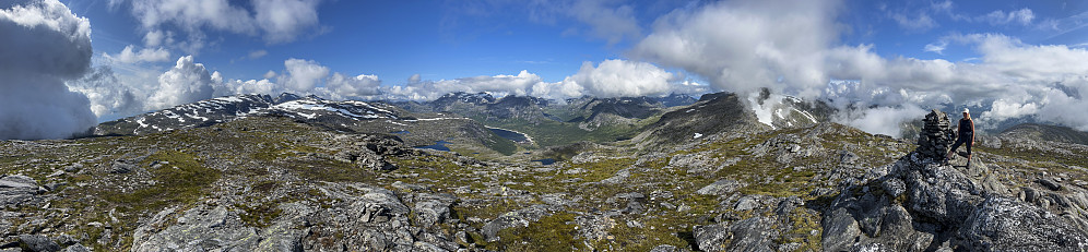 Sjunkhatten nasjonalpark sett fra Kvalhornet