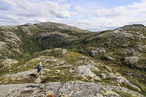 På vei mot Skiftningspynten