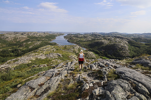På vei ned fra Sulafjellet
