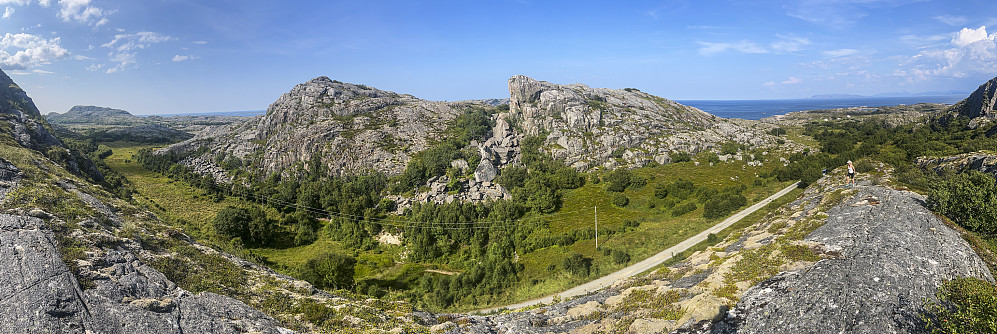 På vei opp Lyngsneshesten