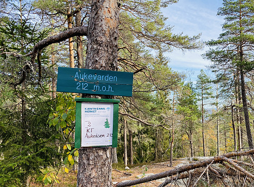 Framme ved målet.