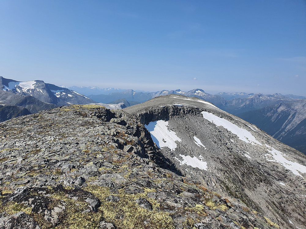 Fra 1482m mot Høghornet vest