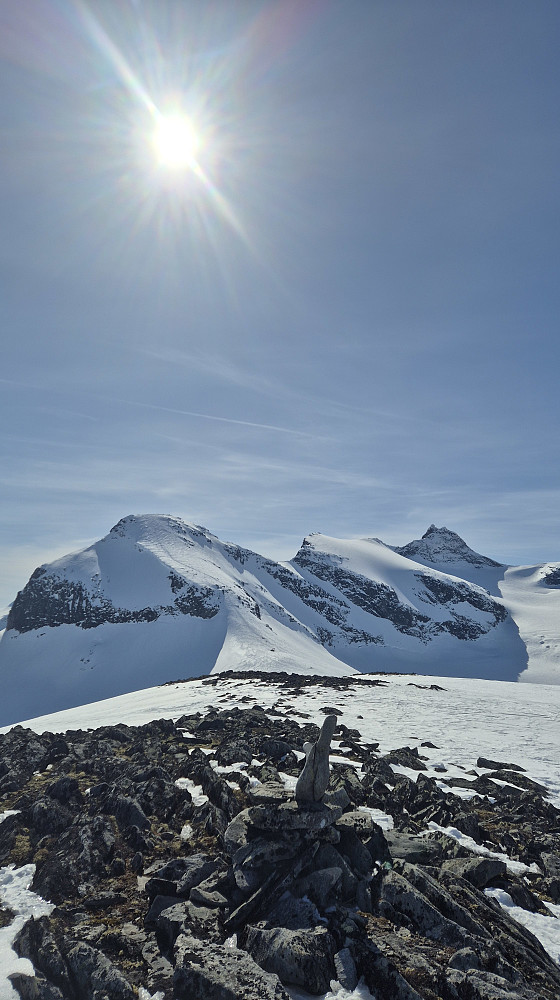 Utsikt frå Rundhøe mot Geite og Sokse/Sokseryggen