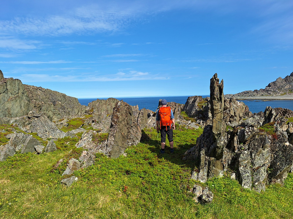Fjellet står på høykant