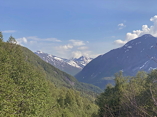 Image #13: Mount Gjuratinden [1712 m.a.m.s.l.] seen from afar (just to the left of the middle of the picture].