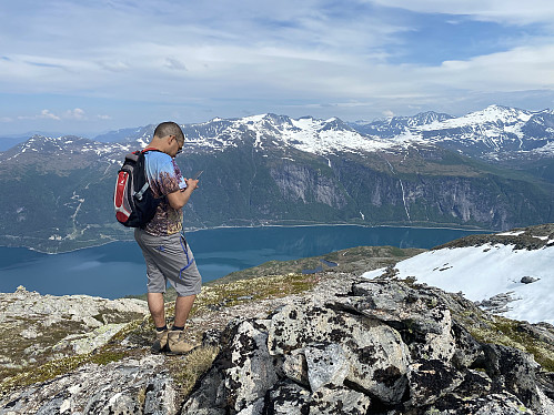 Image #7: View towards the fjord of Eresfjord.