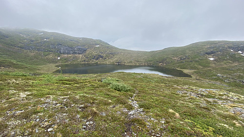 Bilde #10: På vei ned mot Stavnesvatnet [656 m.o.h.].