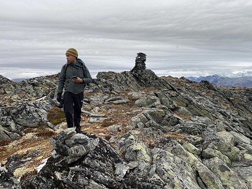 Bilde #12: På toppen av Kallskaregga [1428 m.o.h.].