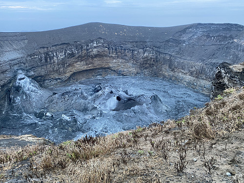 Image #24: A view from the crater rim into the crater.
