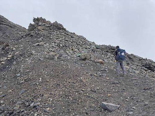 Image #29: Embarking upon the final climb towards the summit of Mount Meru.