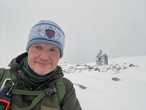 Bilde #9: Ved varden, som av en eller annen grunn er plassert litt før man kommer til selve toppunktet.