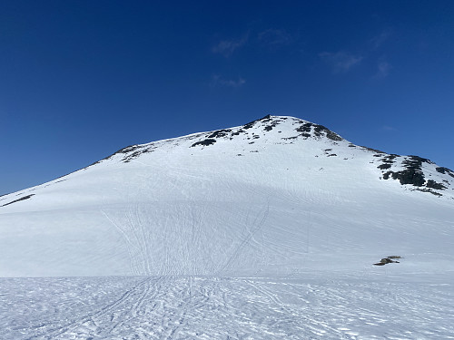 Bilde #7: Siste stigningen opp mot toppen [1253 m.o.h.].
