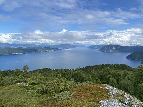 Bilde #14: Utsikt innover Langfjorden.