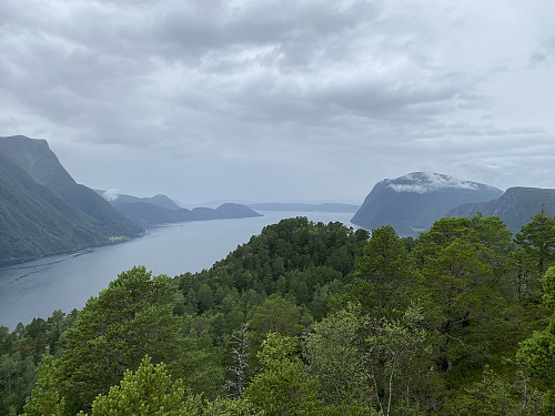 Bilde #12: Utsikt utover Romsdalsfjorden.