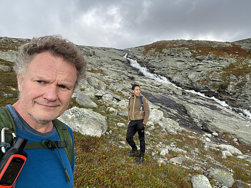 Bilde #7: Ved fossen på elva Nordre Bøvre.