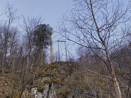 Bilde #5: Jeg nærmer meg Klungnesveten, også kalt Torvikveten [484 m.o.h.].