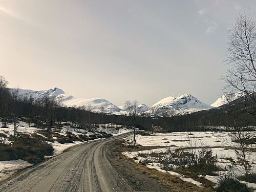 Bilde #1: På vei innover mot Bøstølen.