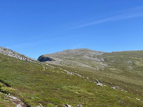 Bilde #10: På vei opp på Ræstadhornet [729 m.o.h.].