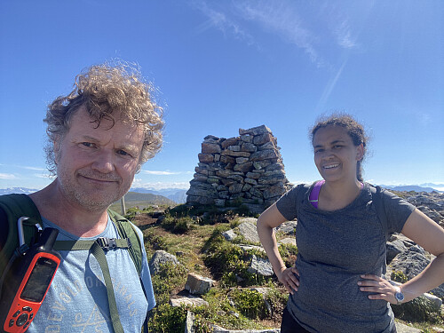 Bilde #12: På toppen av Ræstadhornet [729 m.o.h.].