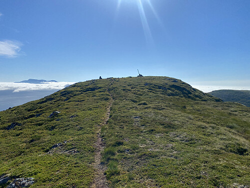 Bilde #19: Straks på toppen av Foksåta [632 m.o.h.].