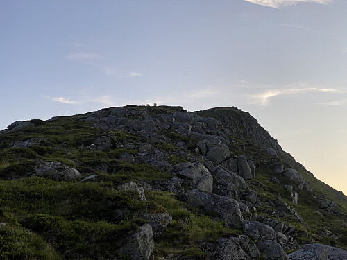 Bilde #43: På vei opp på Søre Smørhylla [871 m.o.h.].