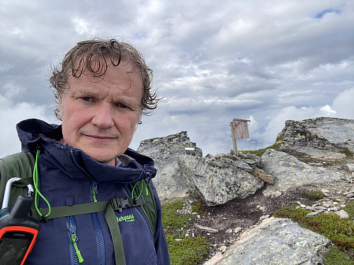 Bilde #18: På toppen av Blåfjellet 1043.