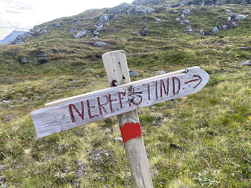 Bilde #4: Oppe på snaufjellet var traséen relativt godt skiltet.